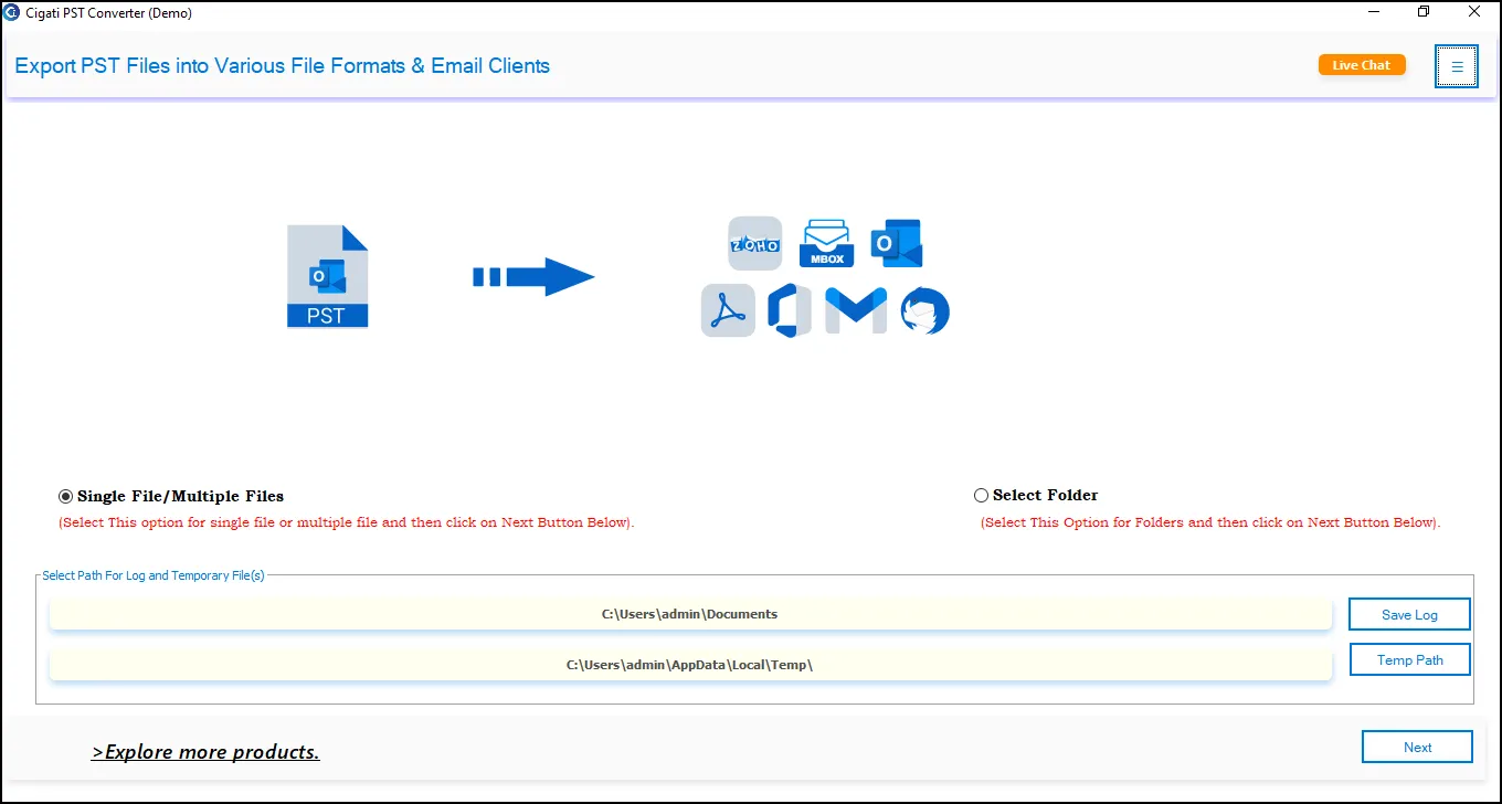 Effortlessly Export Outlook Contacts to vCard with Cigati PST Converter Tool