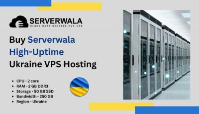 Buy Serverwala High-Uptime Ukraine VPS Hosting 