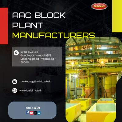 AAC Block Plant Manufacturers in India - Hyderabad Other