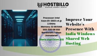 Improve Your Website's Presence With India Windows Shared Web Hosting