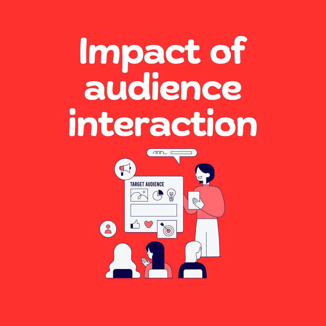 How important is the impact of audience interaction?