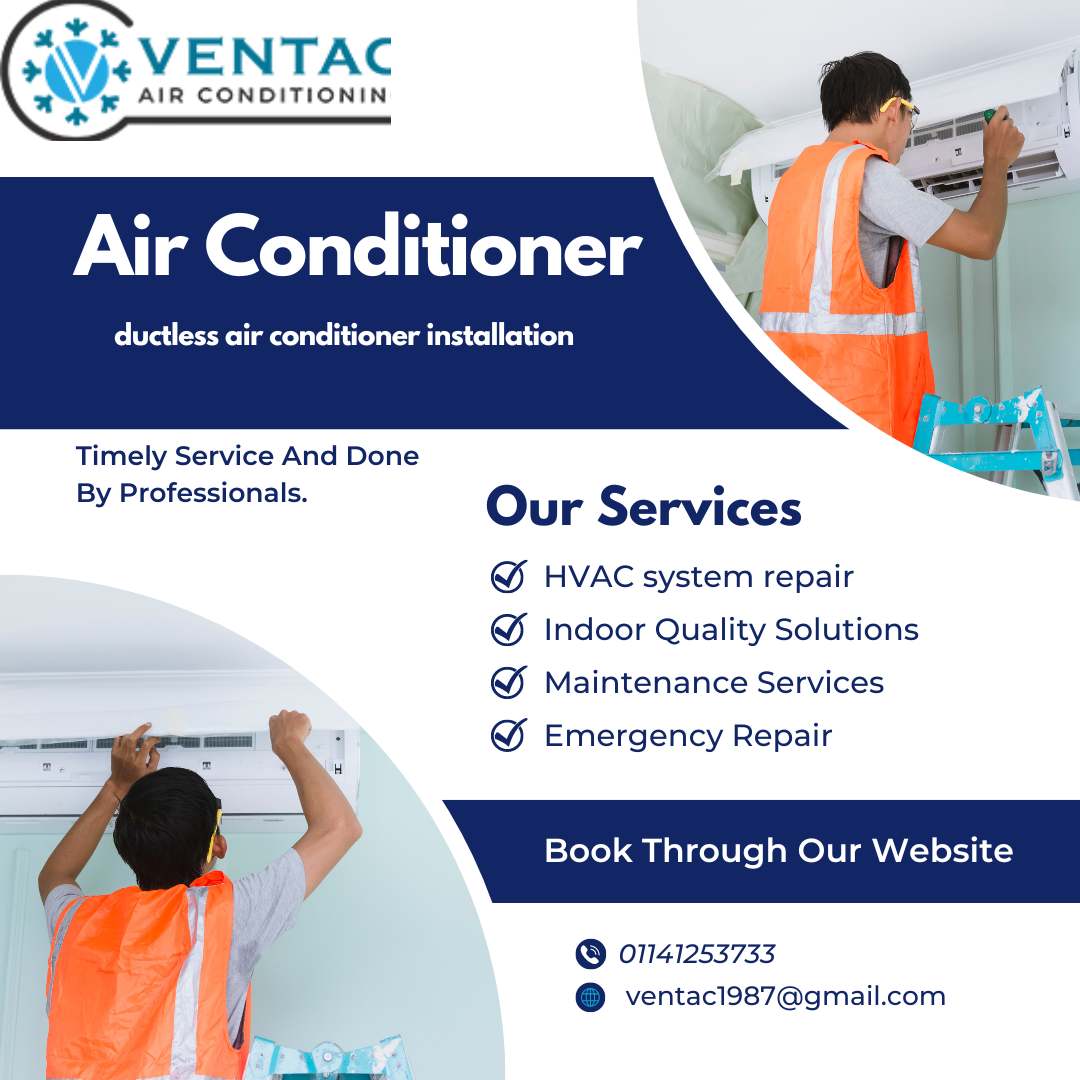 Experience Excellence with Ventec's split air conditioner installation!