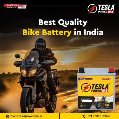 Best Quality Bike Battery in India - Tesla Power USA