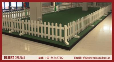 White Picket Fence Dubai and Garden Fencing Work Uae. - Abu Dhabi Decoration