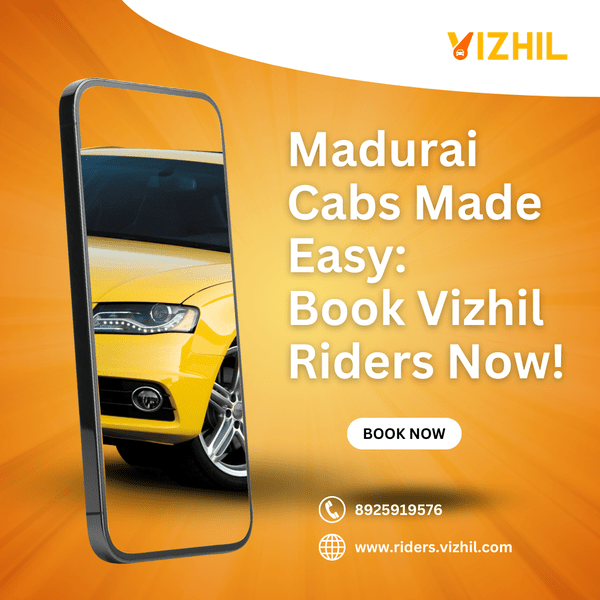 Madurai Cabs Made Easy: Book Vizhil Riders Now! - Madurai Other