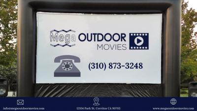 Movie projector screen - Outdoor movie projector