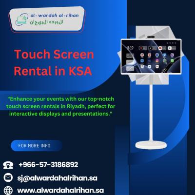 Affordable Touch Screen Rentals in KSA for Corporate Events - Abu Dhabi Computer