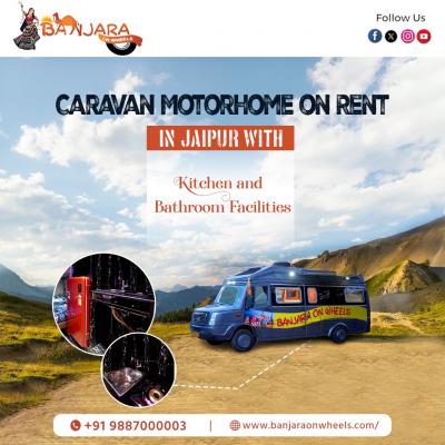 Caravan motorhome On Rent In Jaipur With Kitchen and Bathroom Facilities  - Jaipur Other