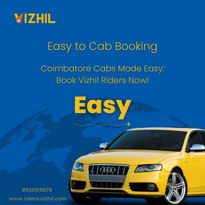 Coimbatore Cabs Made Easy: Book Vizhil Riders Now!