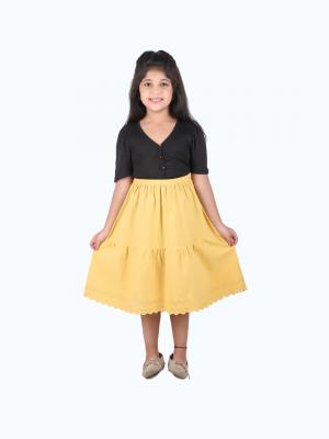 Girls' Yellow Skirts - Faridabad Clothing