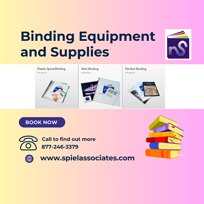 Binding Equipment and Supplies for Book Printers and Binders