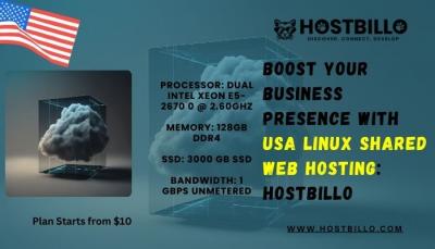 Boost Your Business Presence With USA Linux Shared Web Hosting: Hostbillo