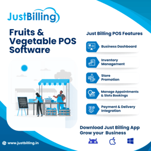Effortlessly Manage Your Fruits & Vegetable Store with Just Billing- Fruits & Vegetable POS Software