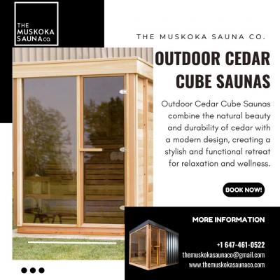 Outdoor Cedar Sauna Canada | Outdoor Saunas