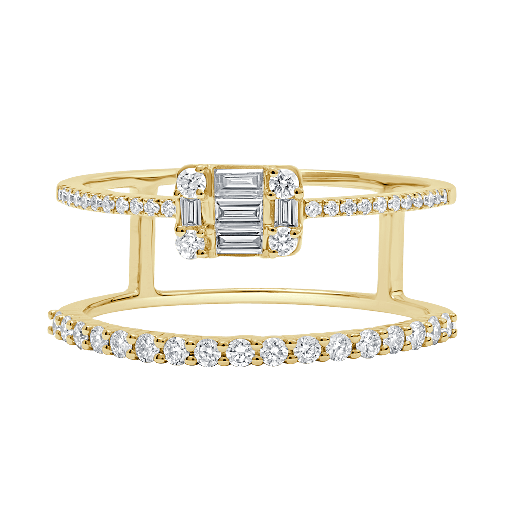 Emerald Illusion Diamond Ring at La Marquise - Dubai Jewellery