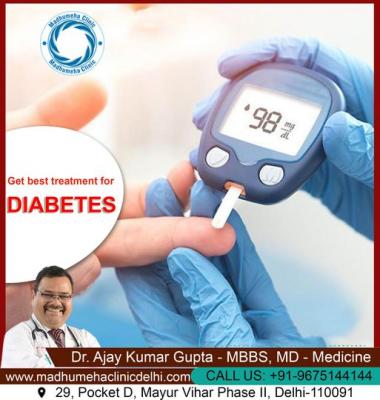 Best Diabetes Clinic in East Delhi |+91-9675144144  –  Madhumeha Clinic 