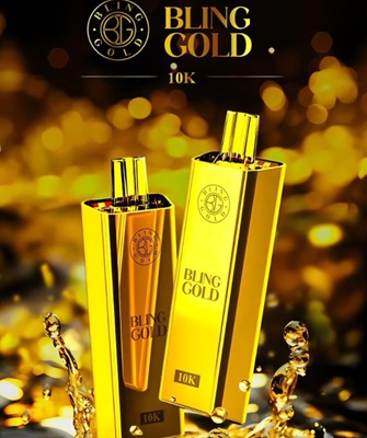 Bling Gold 10000 Puffs Disposable Vape Pod: Luxury and Longevity in Every Puff - Manchester Other