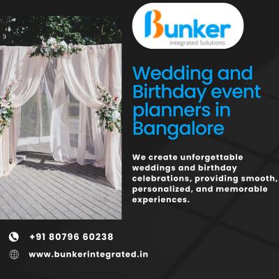 Wedding and Birthday event planners in Bangalore