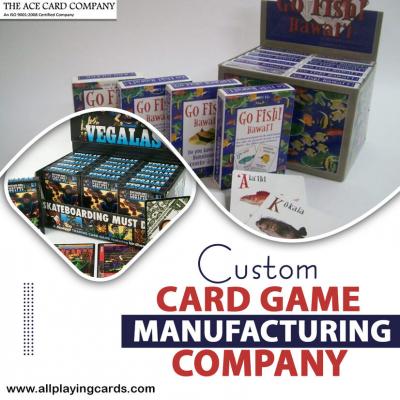 Custom Card Game Manufacturing Company