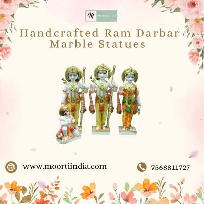 Handcrafted Ram Darbar Marble Statues	 - Jaipur Art, Collectibles