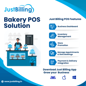 Take your bakery business to the next level with Just Billing Bakery POS Software