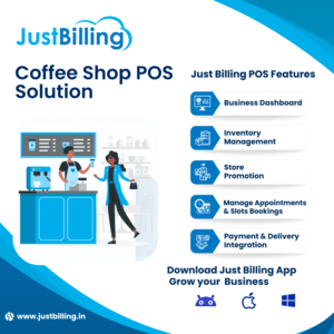  Automate your cafe operations with Just Billing Coffee Shop POS Software