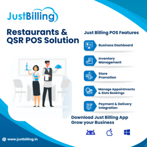 Serve up success with Just Billing: Your ultimate Restaurants & QSR POS software