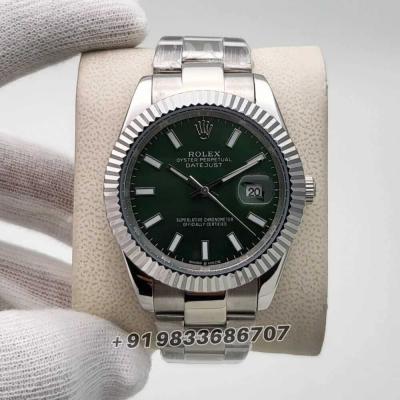 Rolex Datejust Mint Green Dial 41mm Super High Quality Swiss Automatic Replica Watch - Mumbai Other