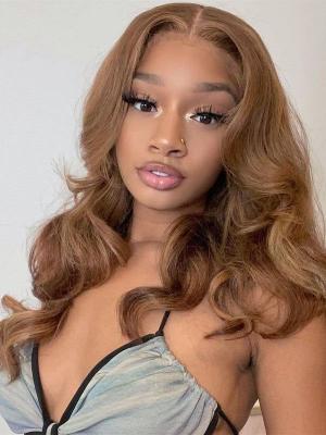 Undetectable Luxury: Brown Wavy Wig That Flows Like Yours [Shop Now] - Charlotte Other