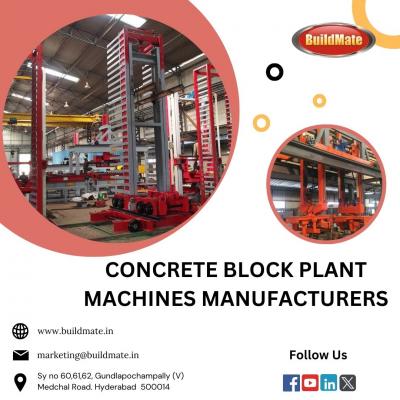 Concrete Block Plant Machines Manufacturers - Hyderabad Other
