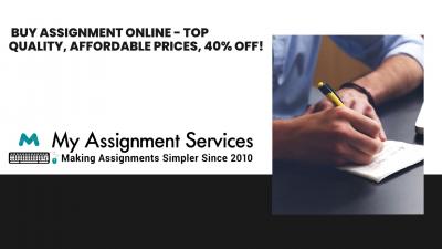 Buy Assignment Online - Top Quality, Affordable Prices, 40% Off!