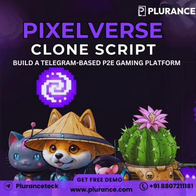 Pixelverse Clone Script- Opt Solution To Launch a Telegram-based T2E Game like Pixelverse - Dubai Other