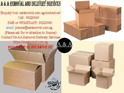 Affordable Carton Boxes to make your Removal/Storage Safe & Secured. - Singapore Region Other