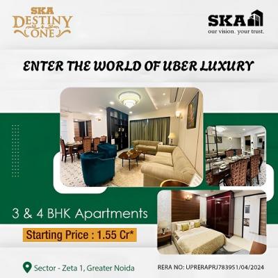 SKA Destiny One, 3 BHK and 4 BHK Modern Apartments - Other Apartments, Condos