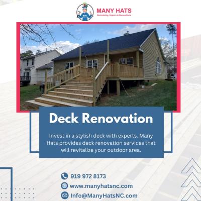  Many Hats | Deck Renovation Services in Durham