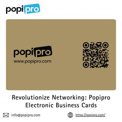 Revolutionize Networking: Popipro Electronic Business Cards - Jaipur Professional Services