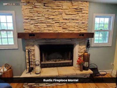 Buy Rustic Fireplace Mantel Online at The Old Wood Store - Other Other