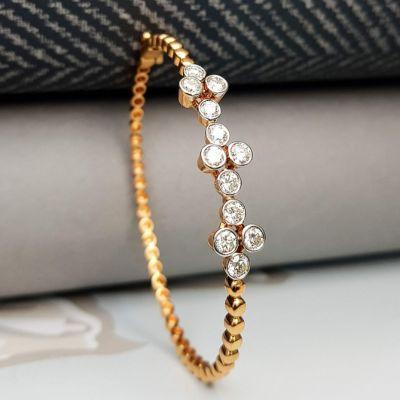 Diamond Bracelet in 18K Rose Gold