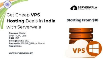 Get Cheap VPS Hosting Deals in India with Serverwala  - Ahmedabad Computer