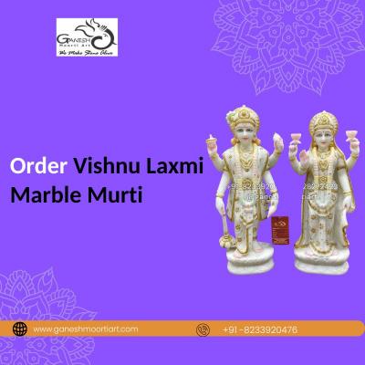 Order Vishnu Laxmi Marble Mur﻿ti