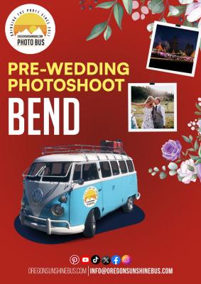 Pre-Wedding Photoshoot Bend - Oregon Sunshine Bus