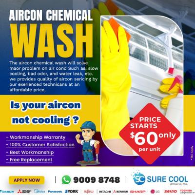 Aircon chemical wash - Singapore Region Other