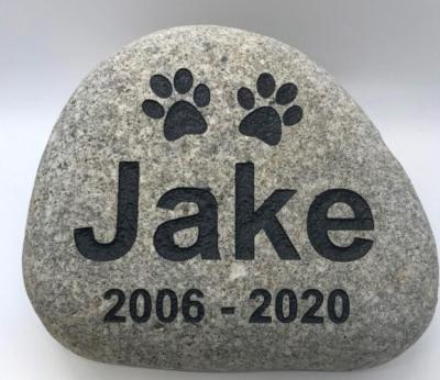 River Rock Engraved Pet Memorials: Timeless Tributes for Beloved Companions