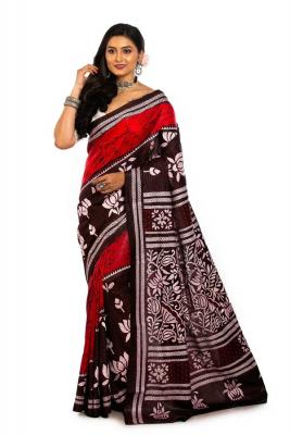 Elegant Kantha Stitch Saree from Banglar Saree