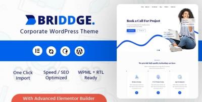 Briddge - The Ultimate Corporate WordPress Theme 🌐🏢