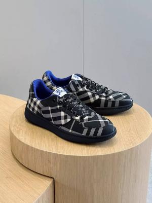 Burberry Check Terrace Sneakers in Black