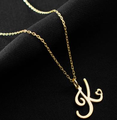 Personalize Your Style with AJLuxe's Exquisite Gold Plated Letter Necklaces