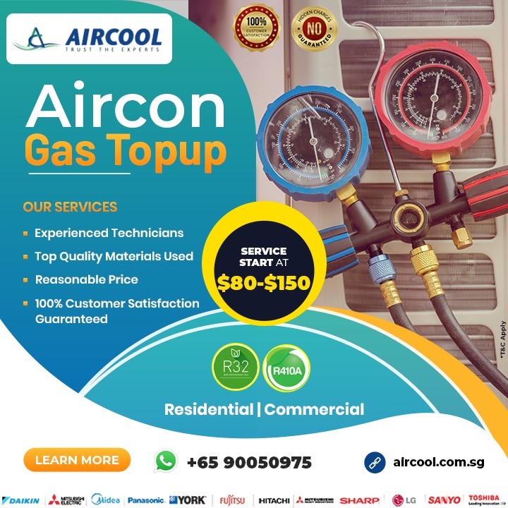 Aircon Gas topup - Singapore Region Professional Services