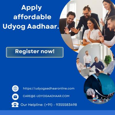 Apply affordable Udyog Aadhaar .