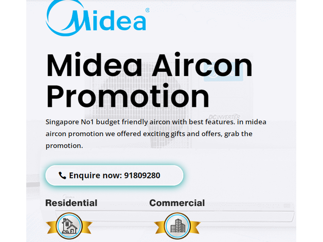 Midea Aircon Promotion